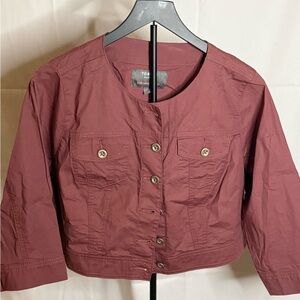 Torrid Dusty Rose Utility Jacket